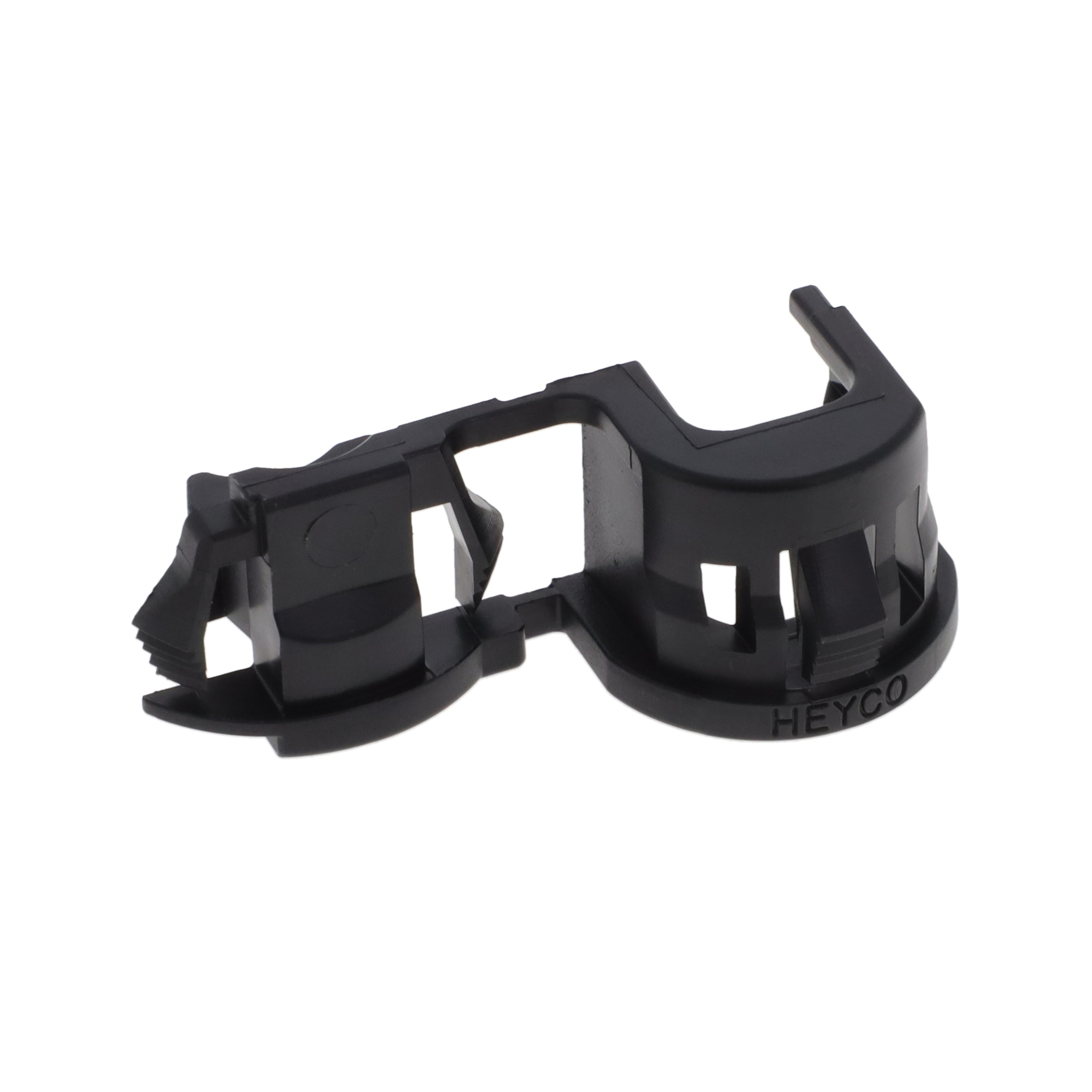 BUSHING W/STR RELIEF PA66 BLACK