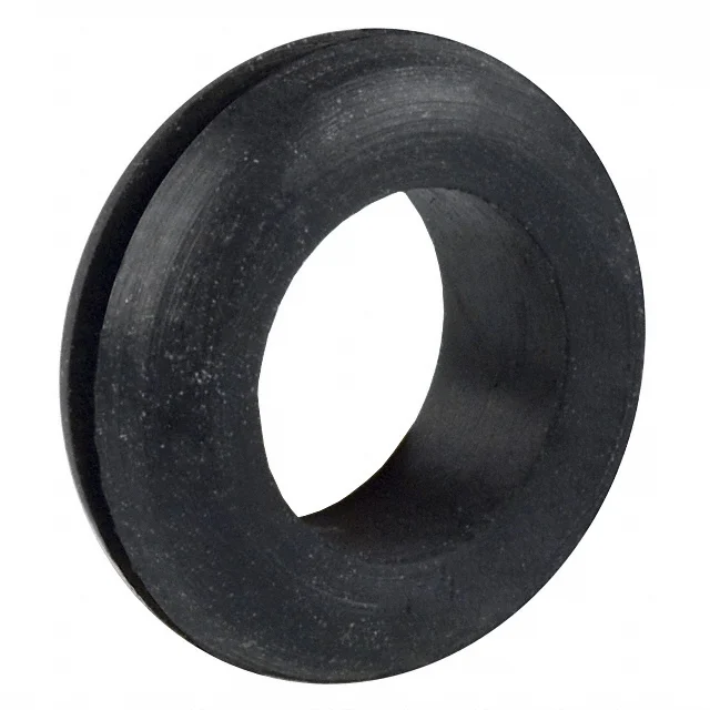 GROMMET 0.437" RUBBER BLACK