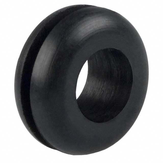 GROMMET 0.312" RUBBER BLACK