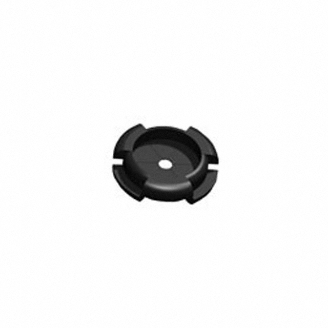 GROMMET ADJ 0.380" RUBBER BLACK
