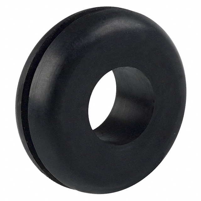 GROMMET 0.375" RUBBER BLACK