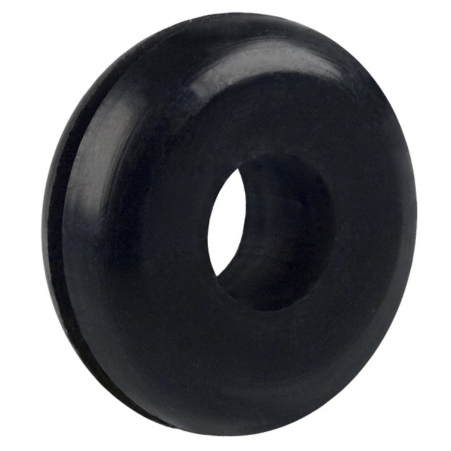 GROMMET 0.312" RUBBER BLACK
