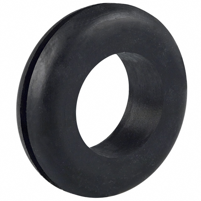 GROMMET 0.750" RUBBER BLACK