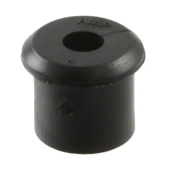 BUSHING SPLIT 0.156" PVC BLACK