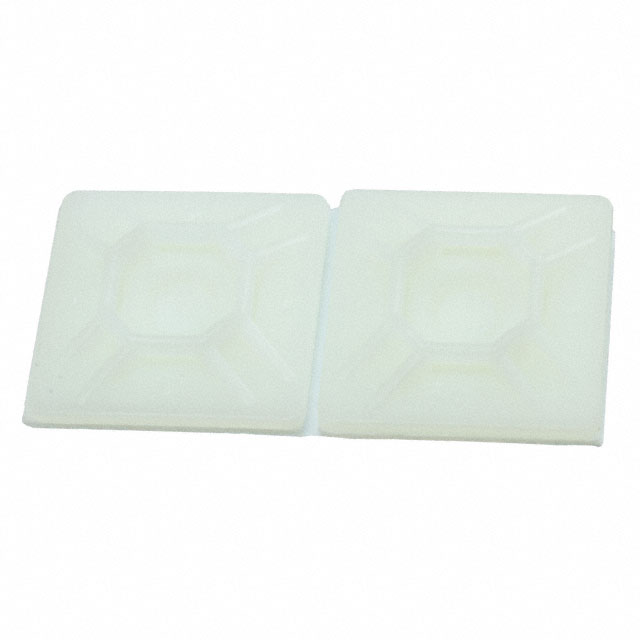 CABLE TIE HLDR QUAD ADH NATURAL