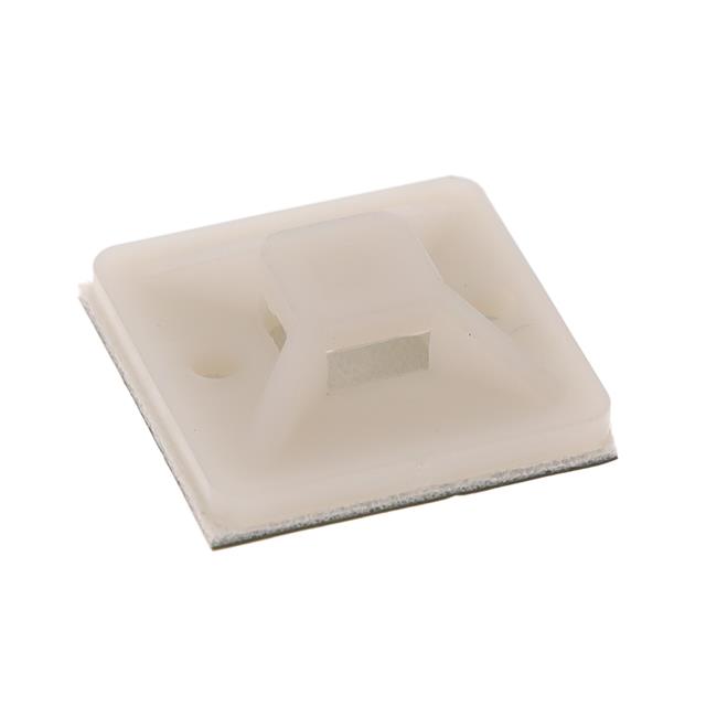 CABLE TIE HLDR QUAD ADH NATURAL