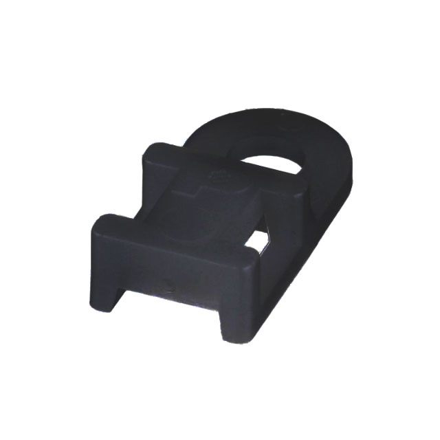 CABLE TIE HLDR QUAD SCREW #8 BLK