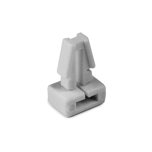 CABLE TIE HLDR SNGL PUSH MNT WHT