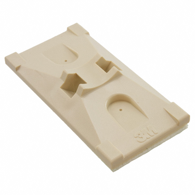 CABLE TIE HLDR SNGL ADH BEIGE