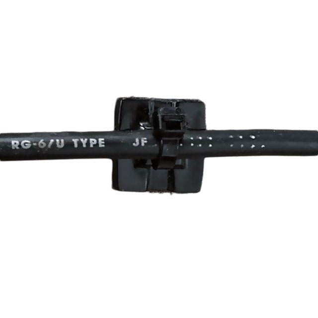 CABLE TIE HLDR SINGLE EPOXY BLK