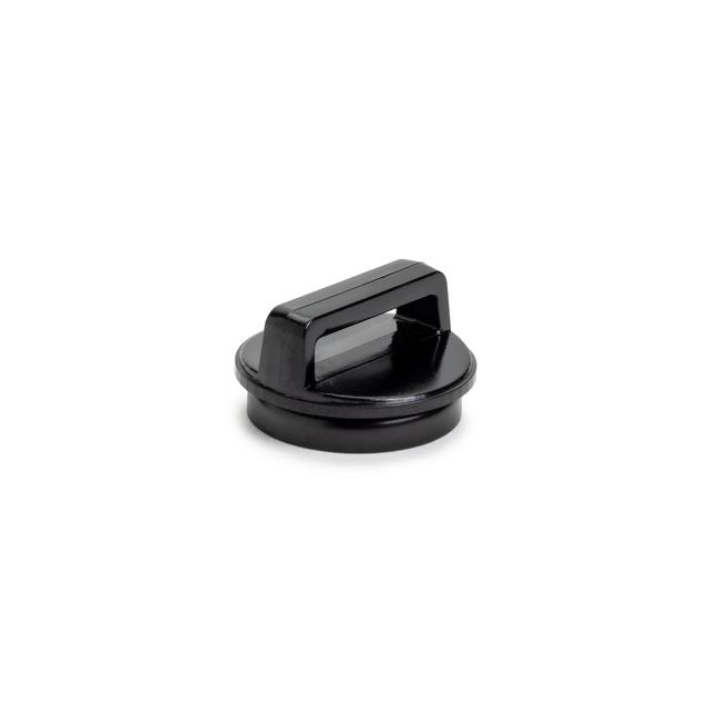 CABLE TIE HLDR SNGL MAGNETIC BLK
