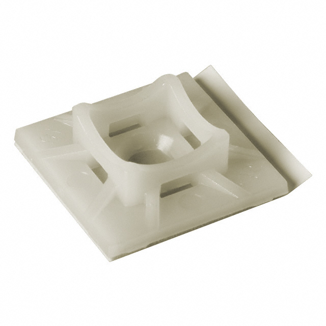 CABLE TIE HLDR QUAD ADH NATURAL