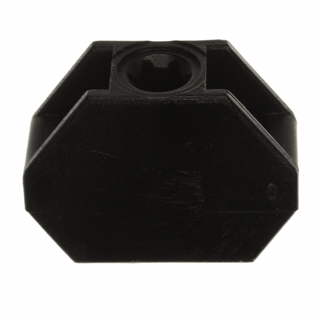 CABLE TIE HLDR QUAD STUD 1/4 BLK