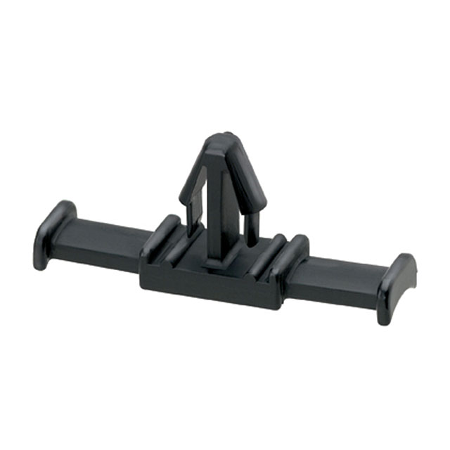 CABLE TIE HLDR SNGL PUSH MNT BLK