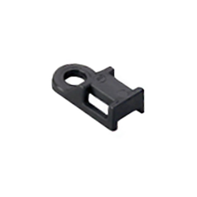 CABLE TIE HLDR SNGL SCREW #8 BLK