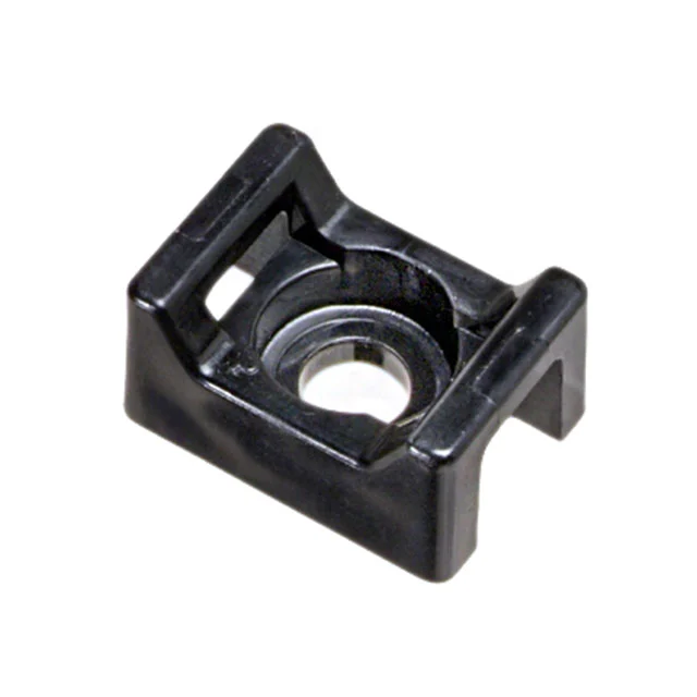 CABLE TIE HLDR DUAL SCREW #8 BLK