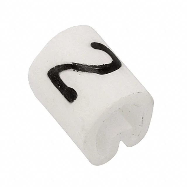 WIRE MARKER PUSH ON 4.5MM WHITE