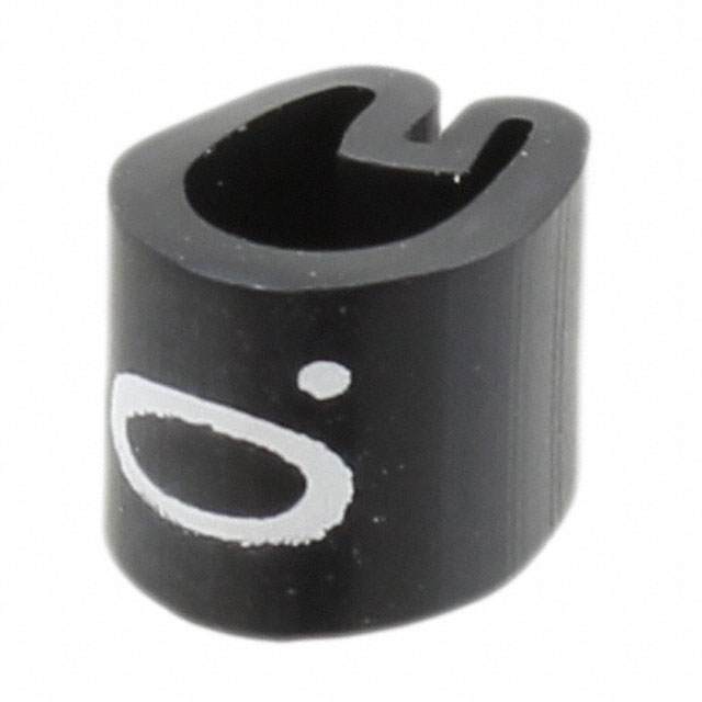 WIRE MARKER PUSH ON 4.5MM BLACK