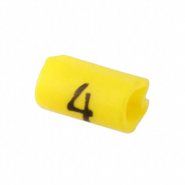 WIRE MARKER PUSH ON 4.5MM YELLOW