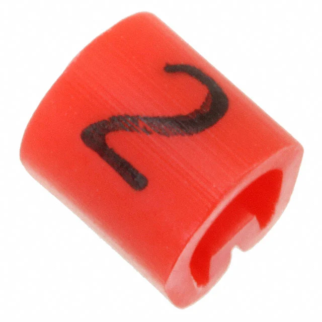 WIRE MARKER PUSH ON 4.5MM RED