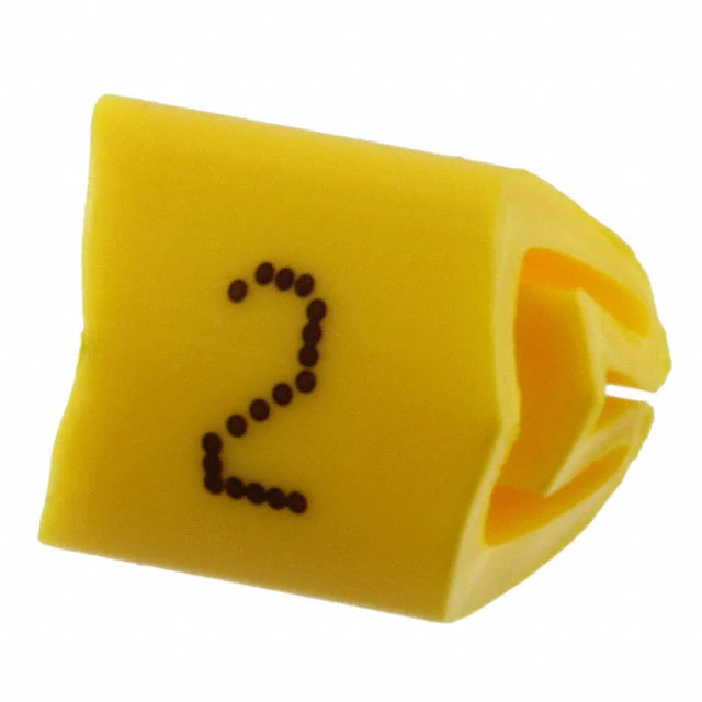 WIRE MARKER SLIP-ON YELLOW