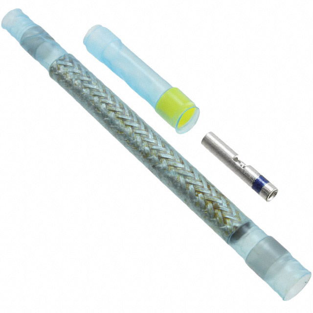 SLDR SLEEVE WIRE-WIRE 0.157" BLU