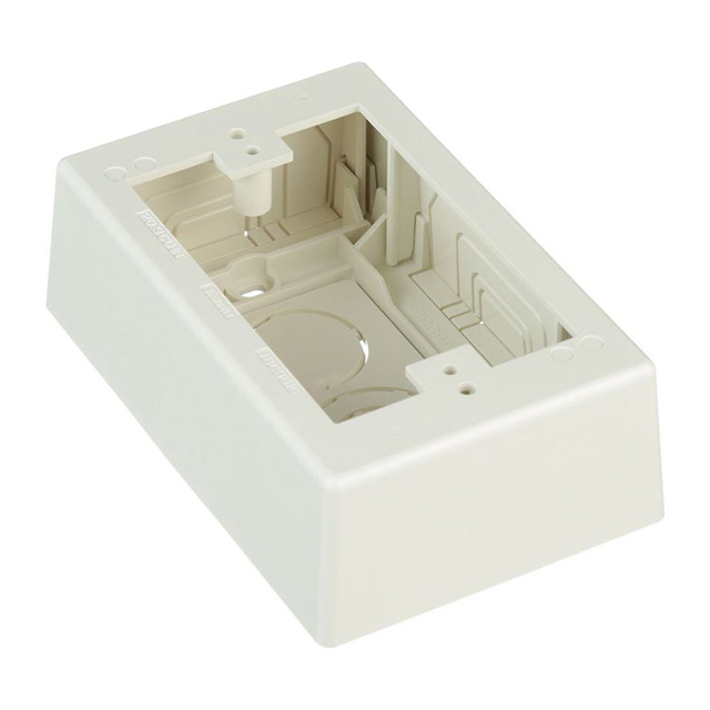 BOX JUNCTION 1GANG LV OWHT 2PC