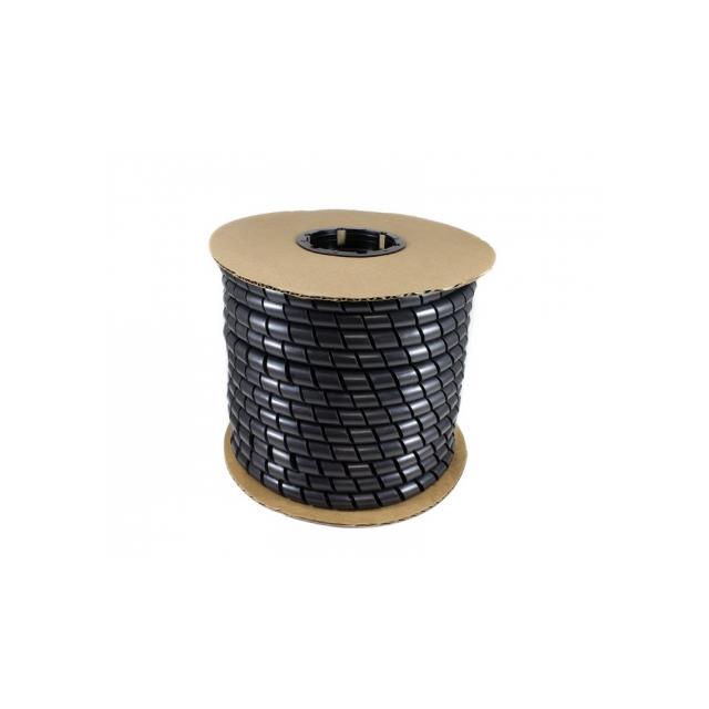 Spiral Wrap 1/8"X100'BLK
