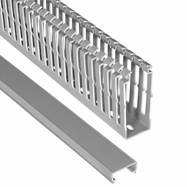 WIRE DUCT SOLID 2PC RIVET 6.56'