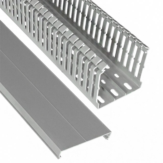 WIRE DUCT SOLID 2PC RIVET 6.56'