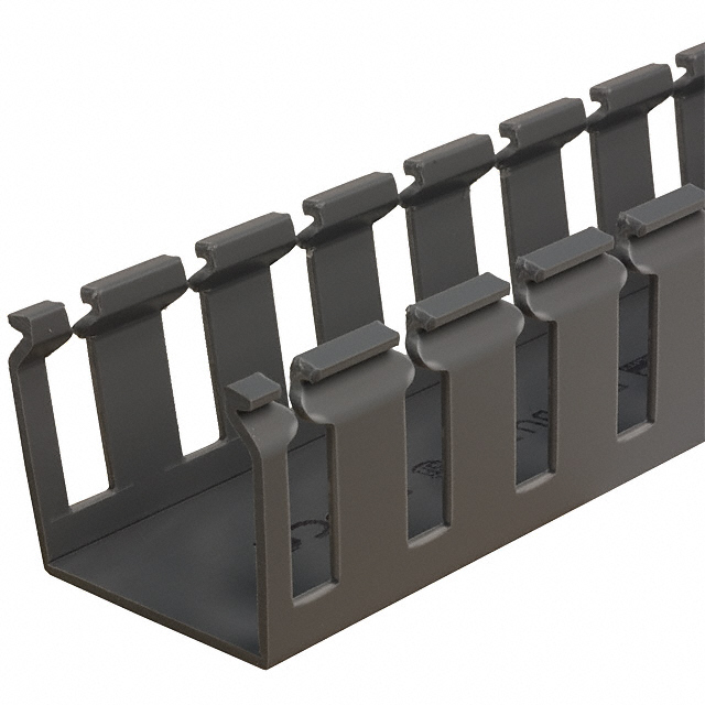 WIRE DUCT SLOTTED SCREW 6' GRAY