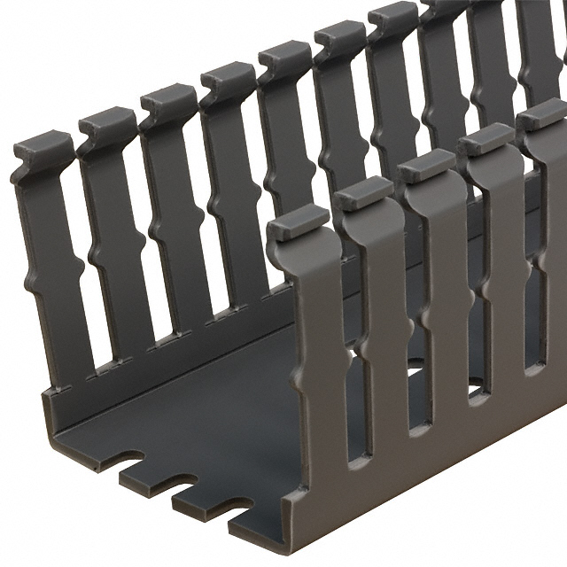 WIRE DUCT SLOTTED SCREW 6' GRAY