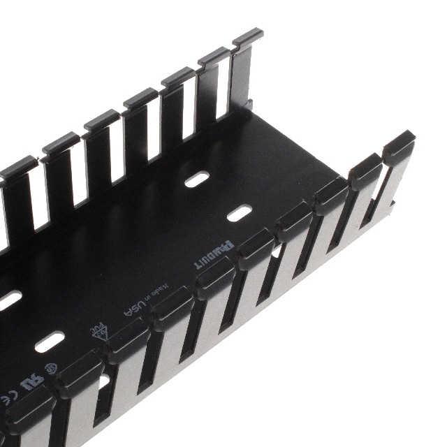 WIRE DUCT SLOTTED SCREW 6' BLACK