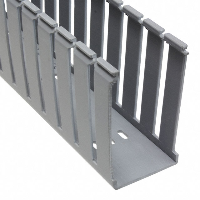 WIRE DUCT SLOTTED SCREW 6' GRAY