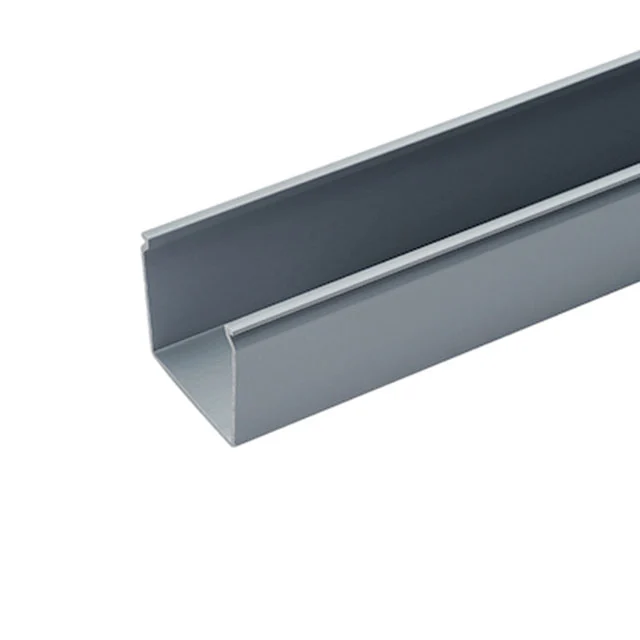 WIRE DUCT SOLID BASE 6' GRAY