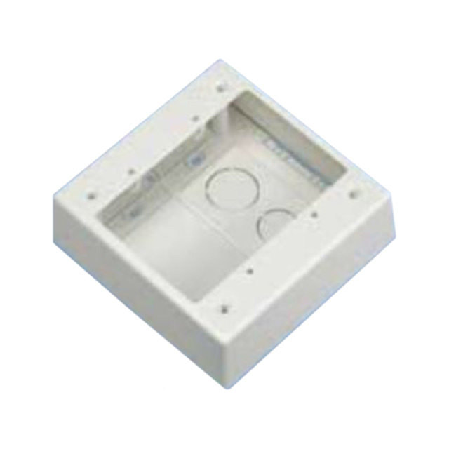BOX JNCT 2GANG PWR RATE DIV WHT
