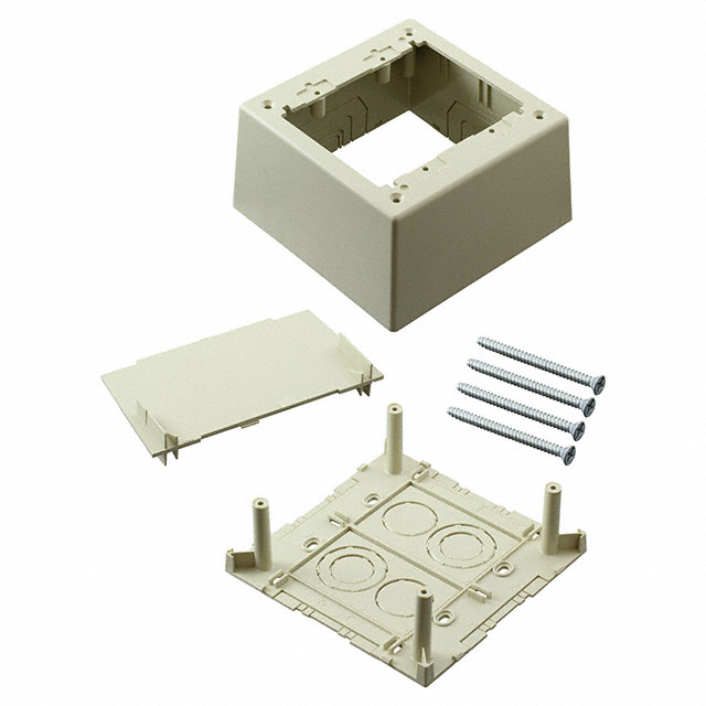 BOX JNCT 2GANG PWR RATE DEEP IVR