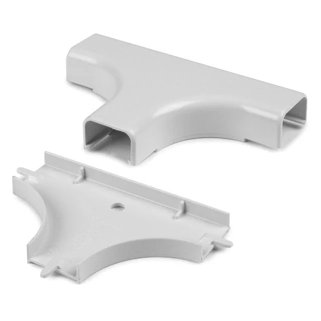 1-1/4" TEE COVER RACEWAY IVORY