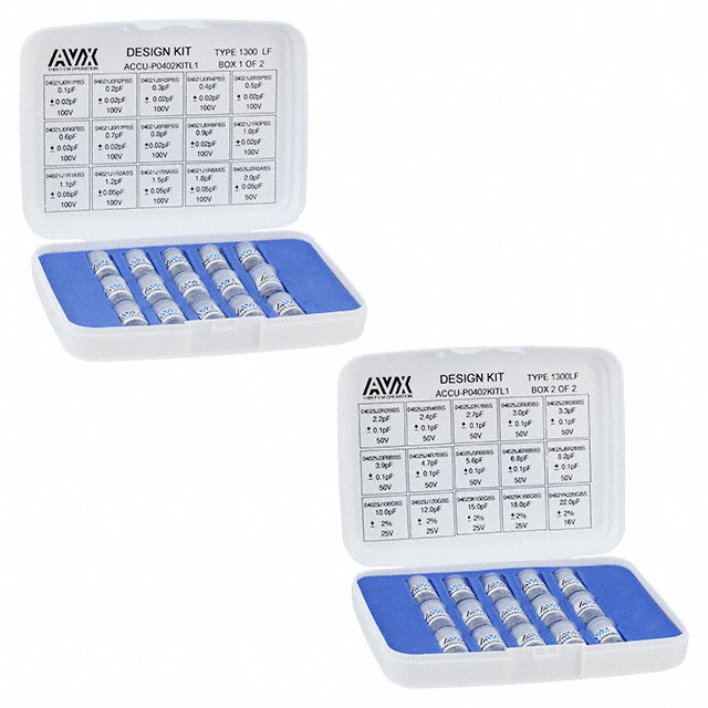 CAP KIT THIN FILM 0.1-22PF 600PC CAP KIT THIN FILM 0.1-22PF 600PC