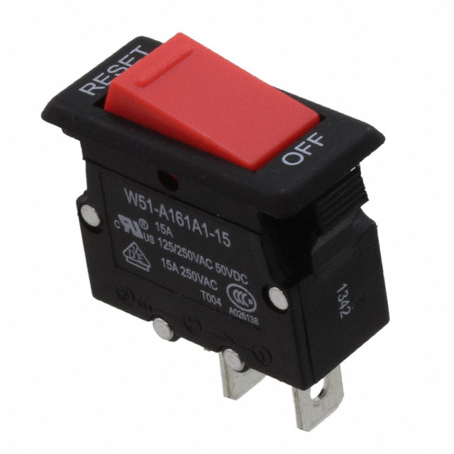 CIR BRKR THRM 15A 125VAC 50VDC