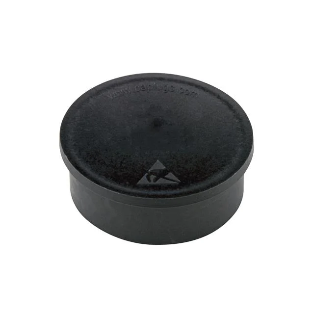 CAP ELE CONN ESD BLACK LLDPE, 50
