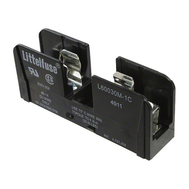 FUSE BLOCK CART 600V 30A CHASSIS