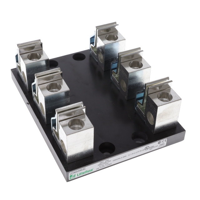 FUSE BLOK CART 600V 60A DIN RAIL