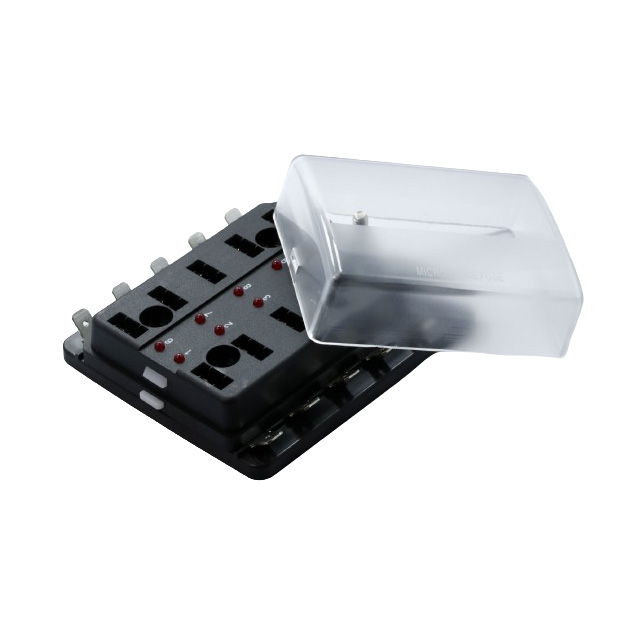 MINI LP FUSE BLOCK, 10 POLE LED