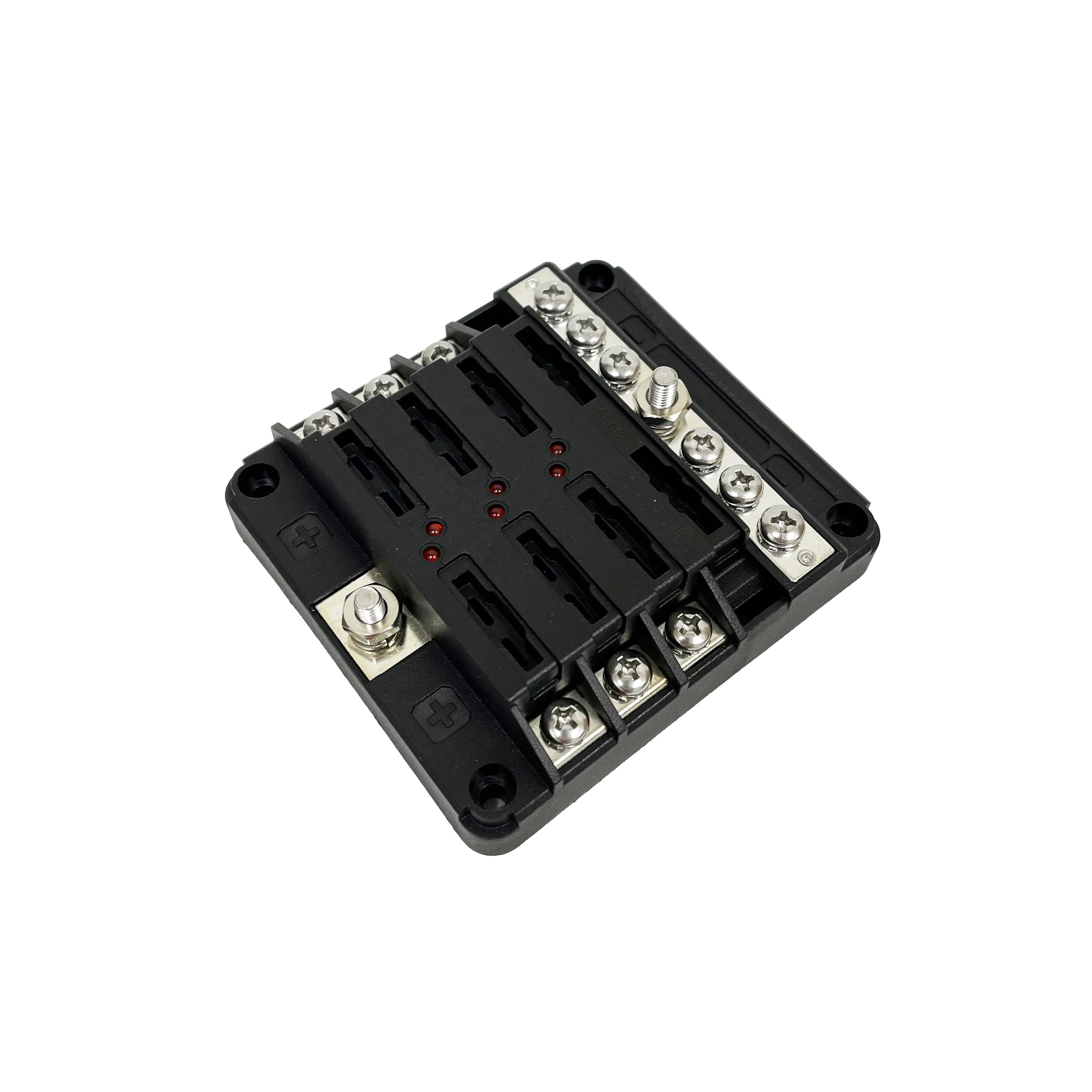 Modular Fuse Block - LED, 6P