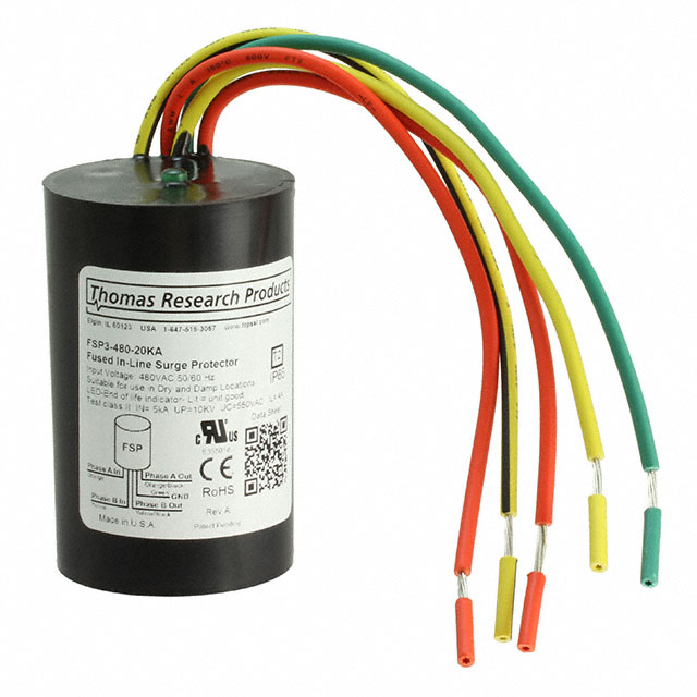 SPD 550VAC/745VDC MCOV 3 POLE