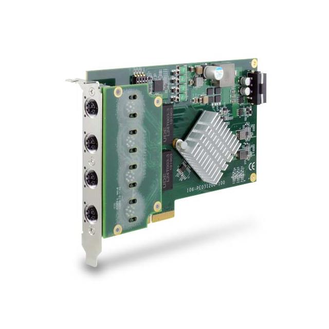 4-port GbE PoE+ PCIe M12 Card