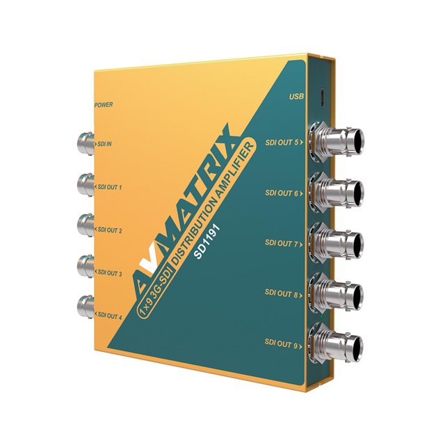 1X9 SDI DISTRIBUTION AMPLIFIER