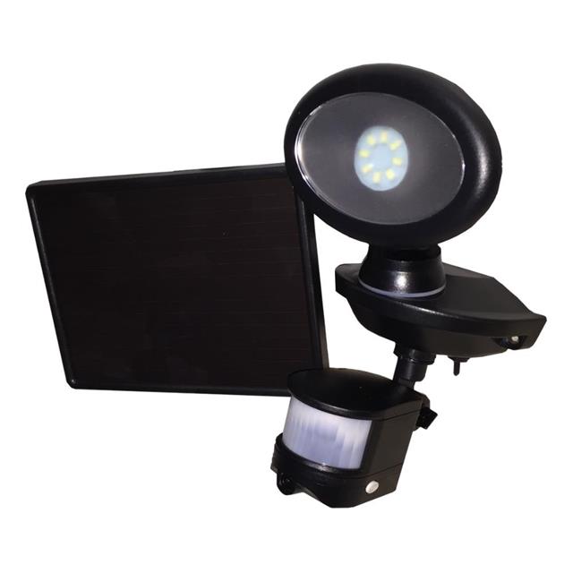 Solar Camera Spotlight - Black