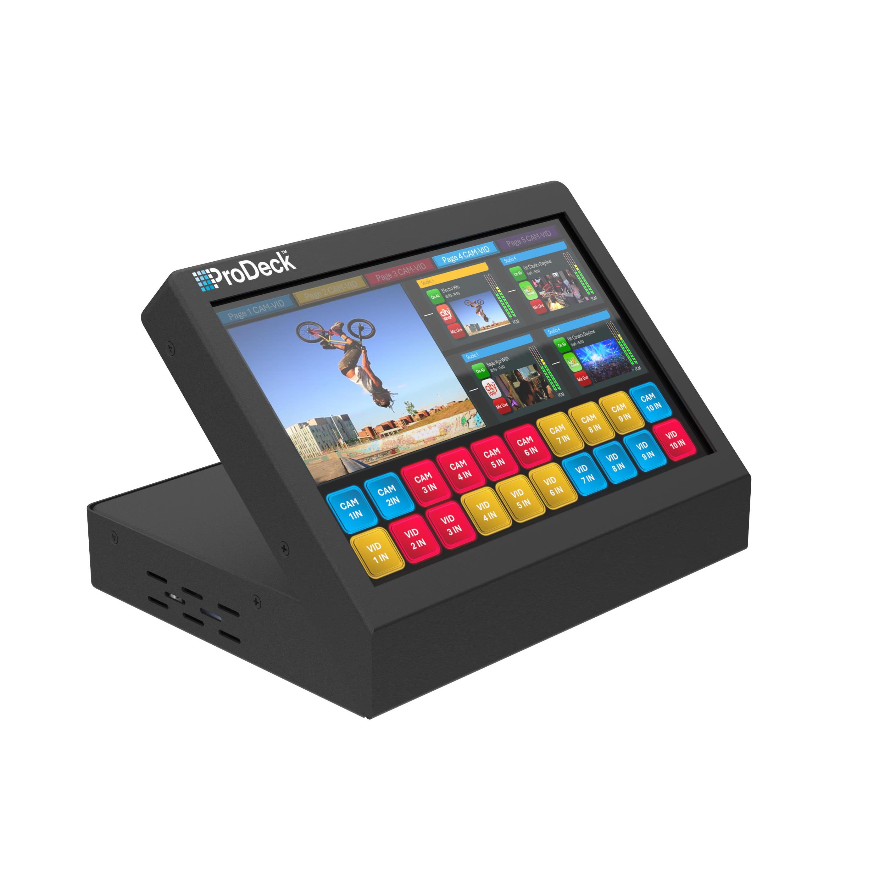 Touchscreen control surface